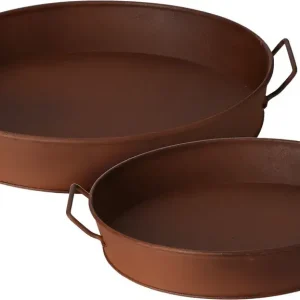 Begränsad tid Metallfat rost 30 cm Expressleverans