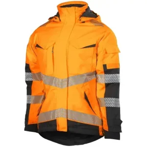 VINTER DAMJACKA 3XL AMBER FL.ORANGE/SVART KL2 Begränsat erbjudande Sänkt pris