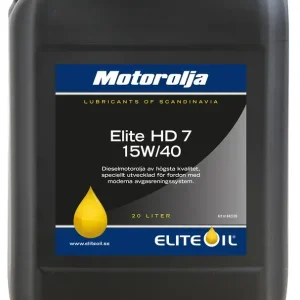 ELITE HD 7 15W/40 20 LITER Fri frakt Rea