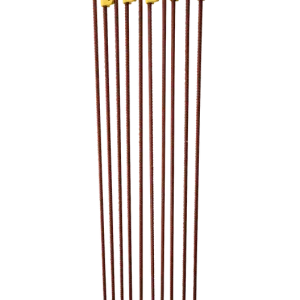 Stängselstolpe 8 mm 110 cm 10 st Kundfavorit