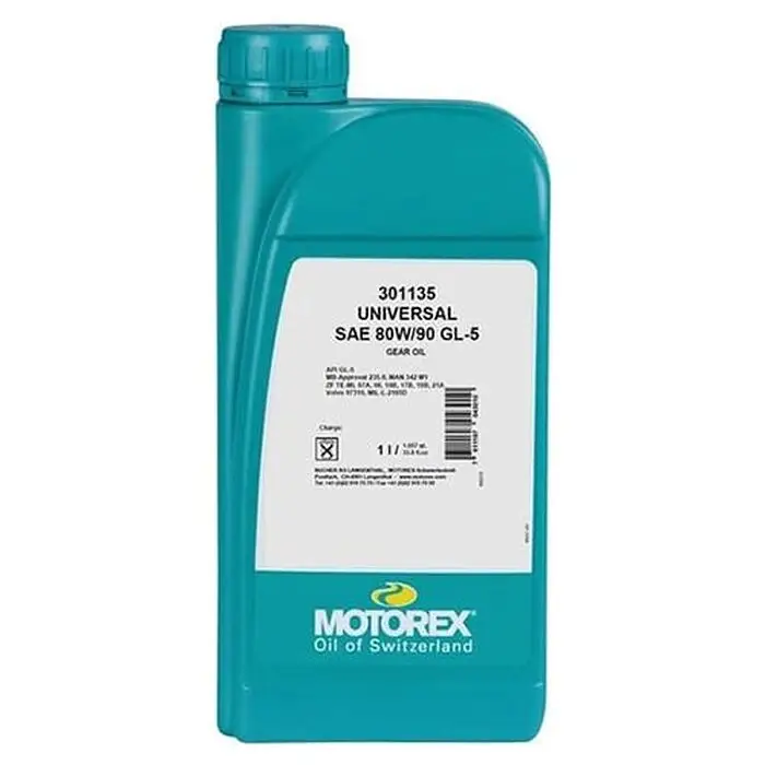 Växellådsolja Motorex GEAR OIL SAE 80W/90 GL-5 1L Rabatter